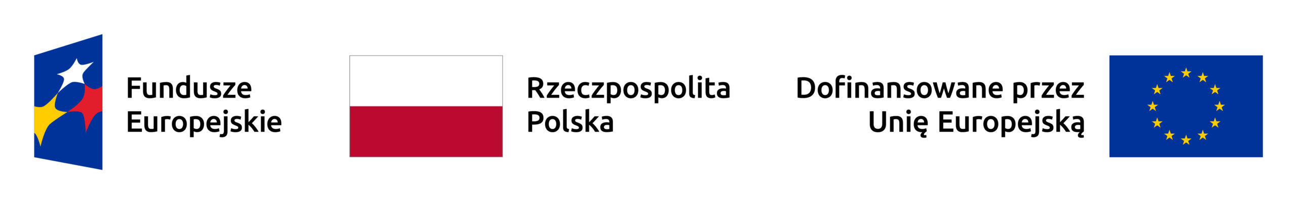 Pasek z logotypami funduszy europejskich